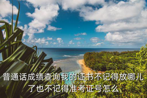 普通話準考證號查詢，沒有準考證號了怎么查普通話成績用身份證也不行急救急救