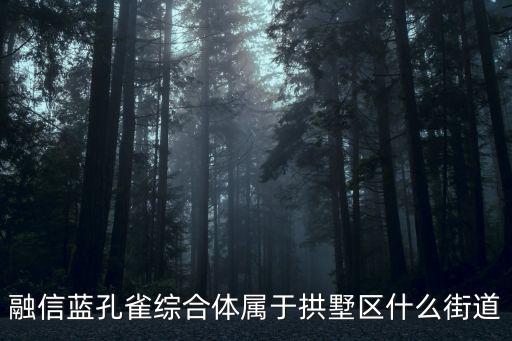 融信藍孔雀綜合體屬于拱墅區什么街道
