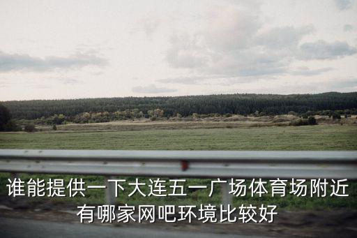 五一體育場，誰能提供一下大連五一廣場體育場附近有哪家網吧環境比較好