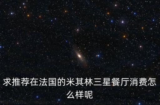 求推薦在法國的米其林三星餐廳消費怎么樣呢