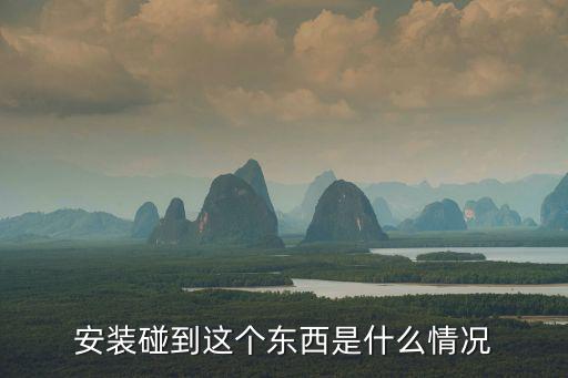 安裝碰到這個東西是什么情況