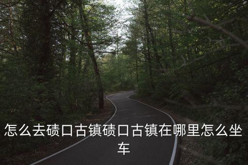 嵩口古鎮，磧口古鎮門票多少錢了