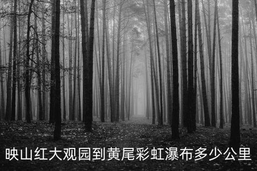 映山紅大觀園到黃尾彩虹瀑布多少公里