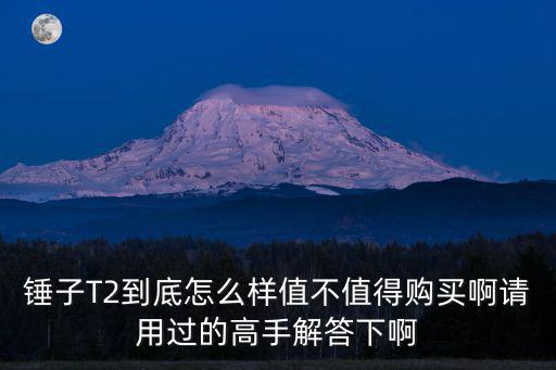 錘子T2到底怎么樣值不值得購買啊請用過的高手解答下啊