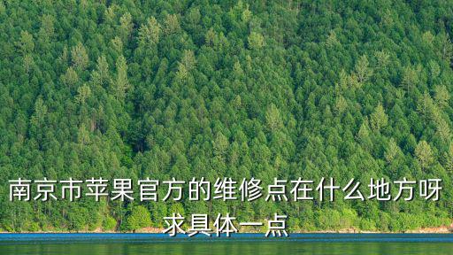 南京蘋果維修，南京市蘋果官方的維修點在什么地方呀求具體一點