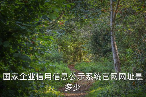 國家企業(yè)信用信息公示系統(tǒng)官網(wǎng)網(wǎng)址是多少