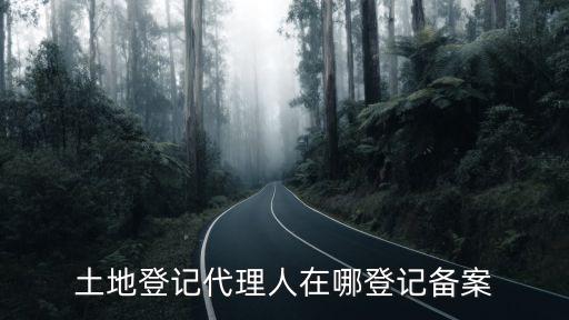 土地登記代理人在哪登記備案