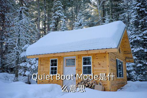 Quiet Boot Mode是什么意思
