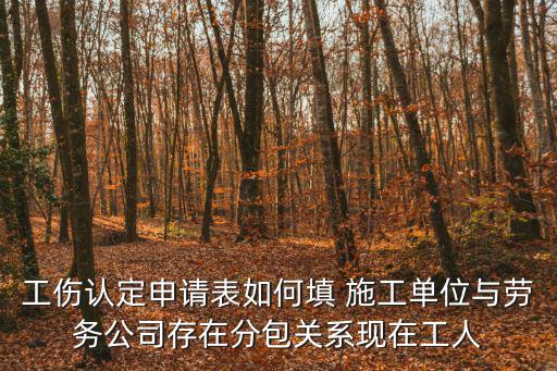 工傷認定申請表怎么填寫，個人申請工傷申請表怎樣寫