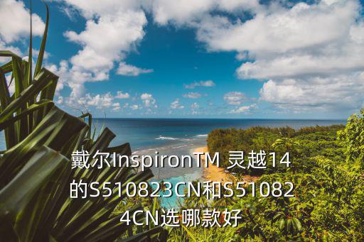 戴爾InspironTM 靈越14的S510823CN和S510824CN選哪款好