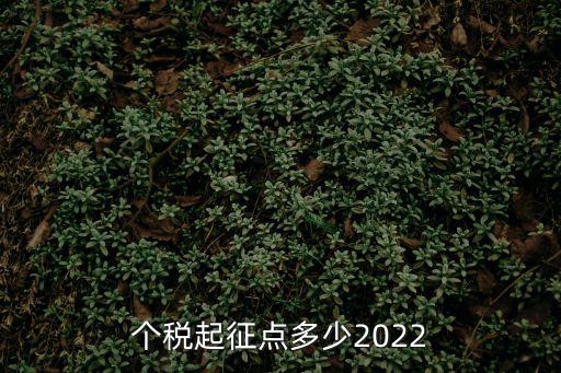 個稅起點，個人所得稅起點是根據什么定的