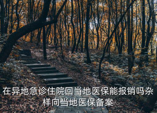 在異地急診住院回當地醫保能報銷嗎雜樣向當地醫保備案