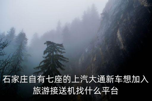 石家莊自有七座的上汽大通新車想加入旅游接送機找什么平臺