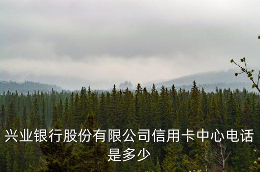 興業(yè)銀行股份有限公司信用卡中心電話是多少