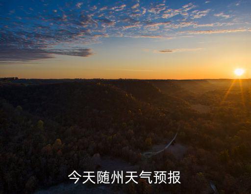 今天隨州天氣預(yù)報(bào)