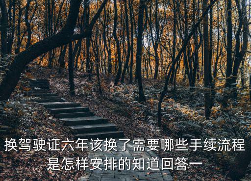 換駕駛證六年該換了需要哪些手續(xù)流程是怎樣安排的知道回答一