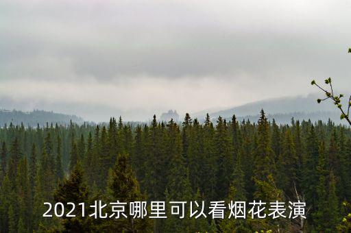 2021北京哪里可以看煙花表演