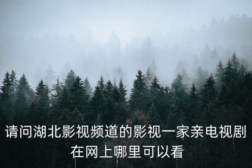 請(qǐng)問(wèn)湖北影視頻道的影視一家親電視劇 在網(wǎng)上哪里可以看