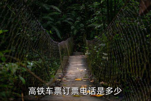 高鐵車票訂票電話是多少