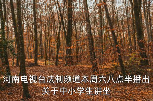河南電視臺法制頻道直播，河南電視臺法制頻道平安河南欄目是外包的欄目還是法制頻道直屬的欄