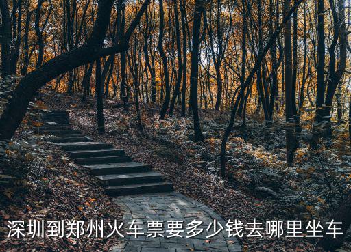 深圳到鄭州火車票要多少錢去哪里坐車