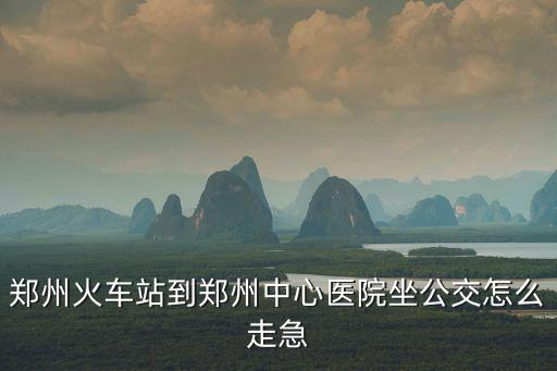 鄭州中心醫院，鄭州中心醫院地址