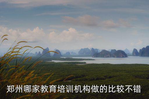 鄭州教育培訓機構，鄭州一共有哪些比較有名氣的英語培訓機構