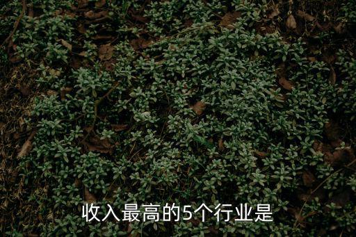 什么行業(yè)工資高，什么行業(yè)工資高又不累