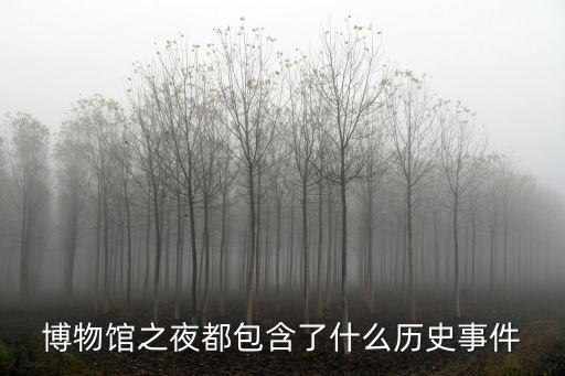博物館之夜都包含了什么歷史事件
