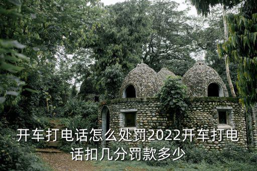 開車打電話怎么處罰2022開車打電話扣幾分罰款多少