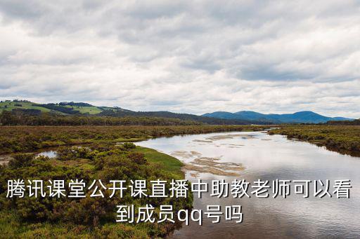 名師直播課堂免費(fèi)，騰訊課堂公開(kāi)課直播中助教老師可以看到成員qq號(hào)嗎