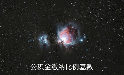 公積金繳納比例基數