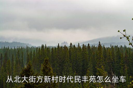 從北大街方新村時代民豐苑怎么坐車