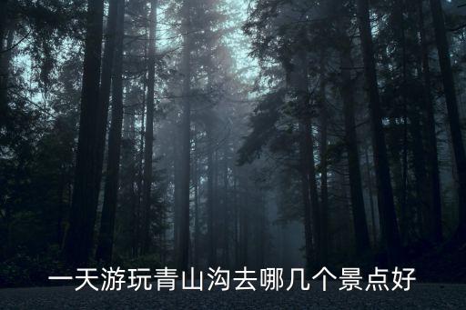 一天游玩青山溝去哪幾個景點好