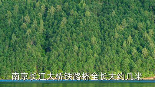 南京長江大橋鐵路橋全長大約幾米