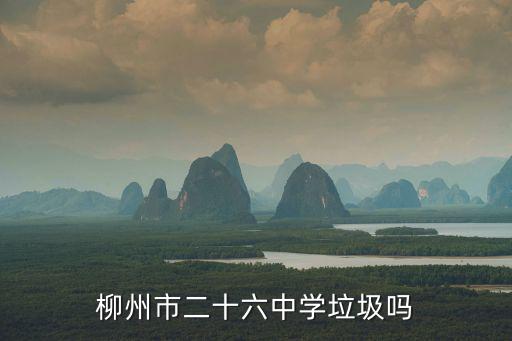 二十六中學(xué)，柳州市二十六中學(xué)垃圾嗎