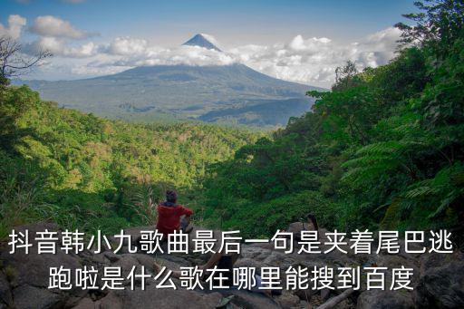 抖音韓小九歌曲最后一句是夾著尾巴逃跑啦是什么歌在哪里能搜到百度