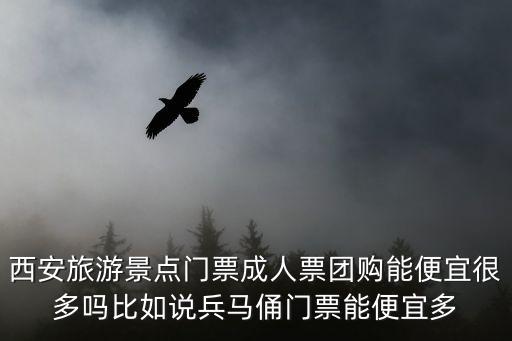 西安旅游景點(diǎn)門(mén)票成人票團(tuán)購(gòu)能便宜很多嗎比如說(shuō)兵馬俑門(mén)票能便宜多