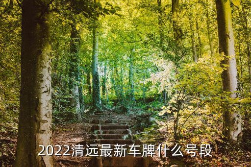 2022清遠最新車牌什么號段