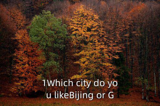 citydo，1Which city do you likeBijing or G