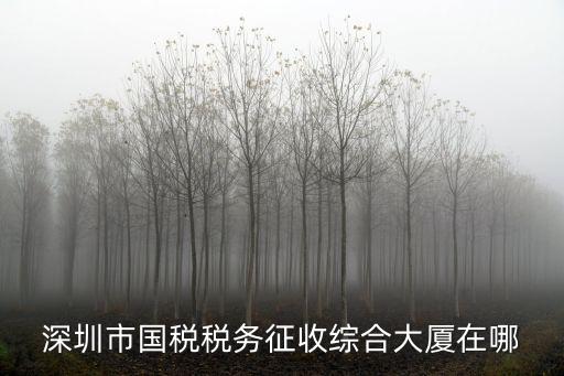 深圳市國稅稅務征收綜合大廈在哪