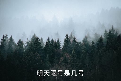今天限幾，今天天氣及限號