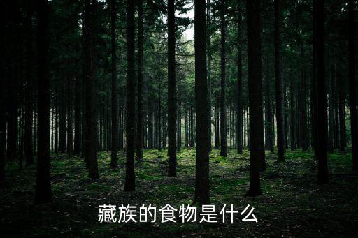 藏族的食物是什么