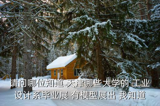 請問哪位知道 天津哪些大學的 工業設計系畢業展 有模型展出 我知道
