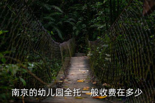 南京的幼兒園全托一般收費在多少
