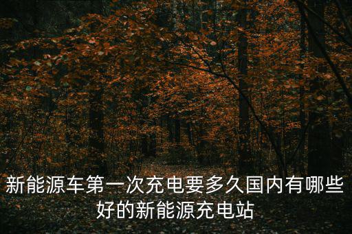 新能源車第一次充電要多久國內有哪些好的新能源充電站