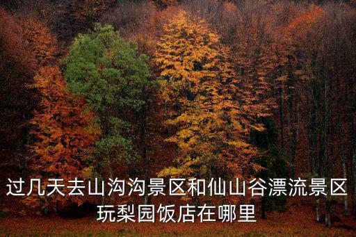 過幾天去山溝溝景區和仙山谷漂流景區玩梨園飯店在哪里