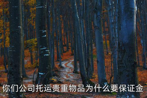 貴重物品托運，貴重物品托運不知哪個物流公司信譽好點啊