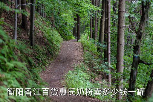 衡陽(yáng)香江百貨惠氏奶粉賣多少錢一罐