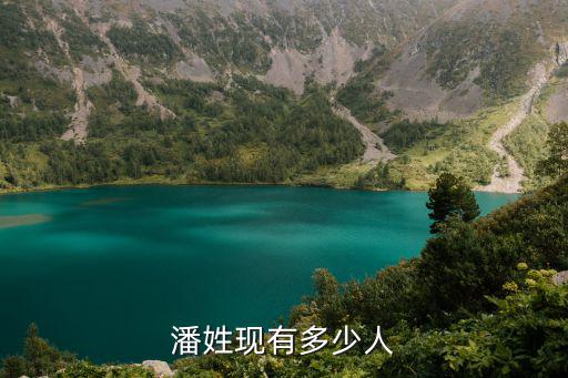 潘姓現(xiàn)有多少人